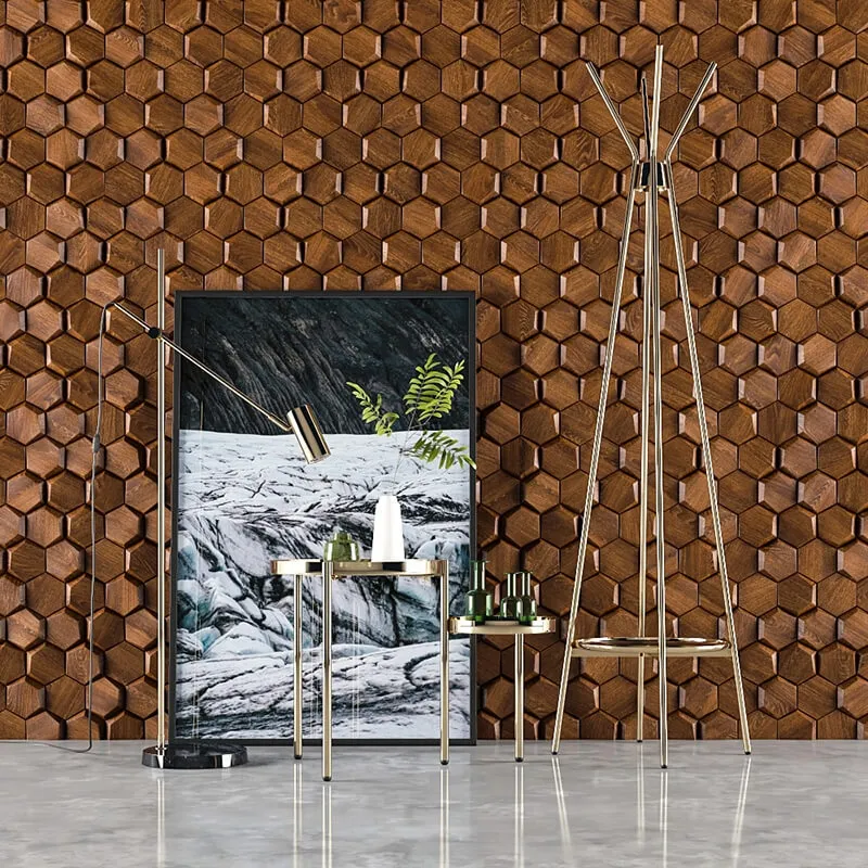 furniture - Obie floor lamp Alana Two Tier Bedside table Alana Coat stand 3D Model