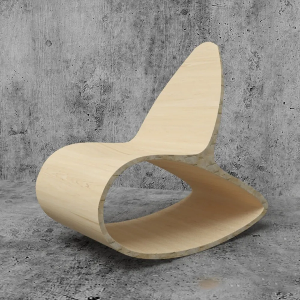 furniture - Ocean Rocker III Chair - Rocking Chair 3D Model