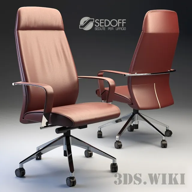 furniture - Office Chair Sedoff Diesis Plus 3D Model