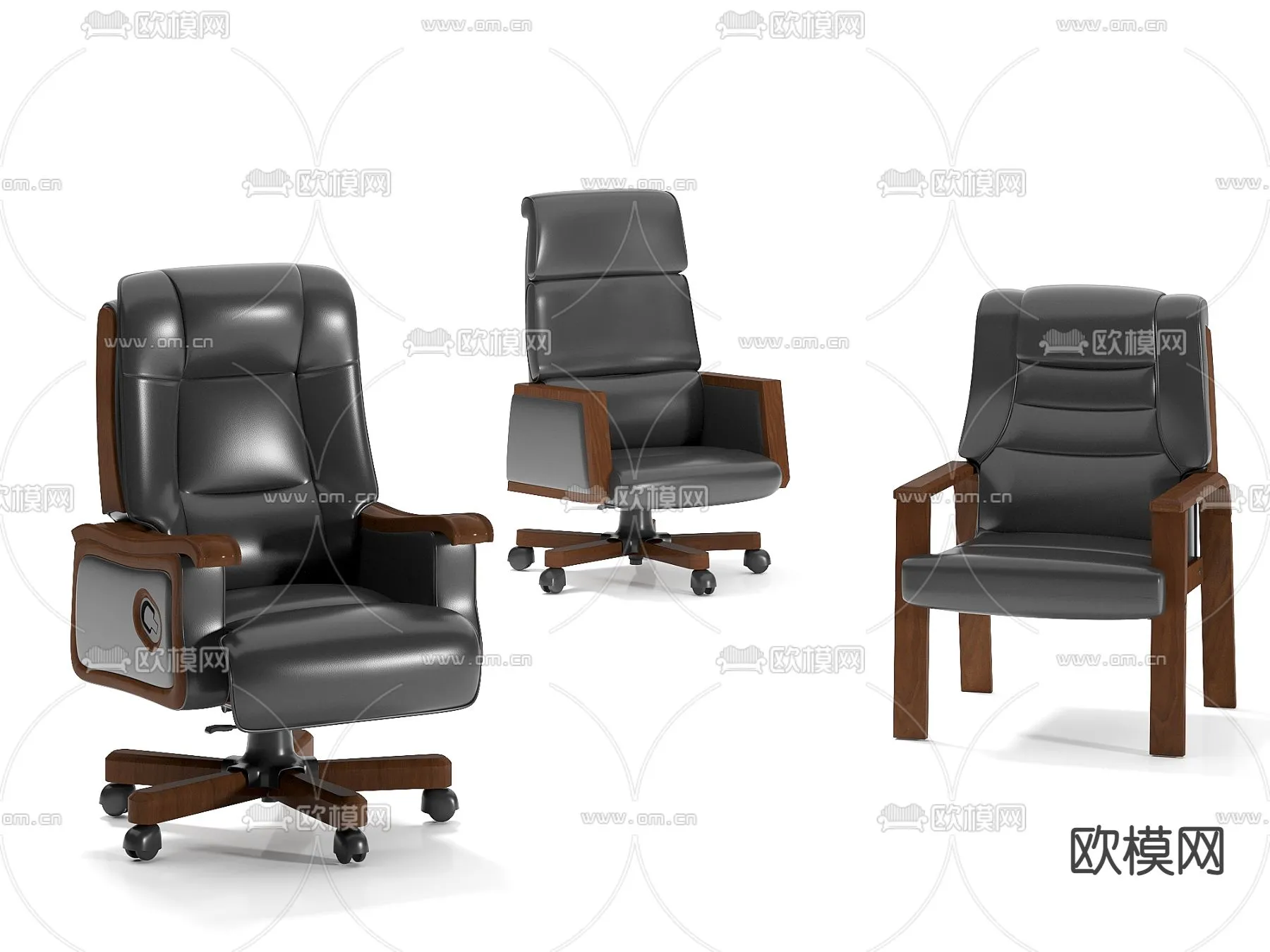 FURNITURE - OFFICE - CORONA - 3D MODEL - 111