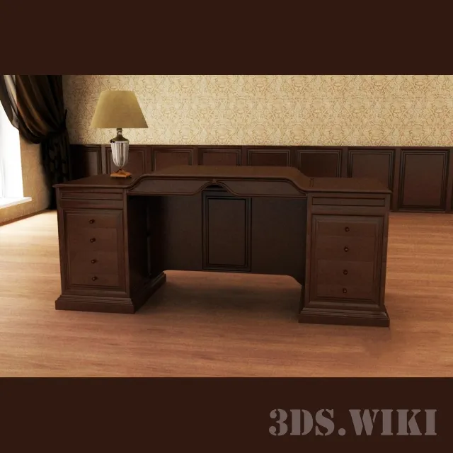 furniture - Office desk 3D Model