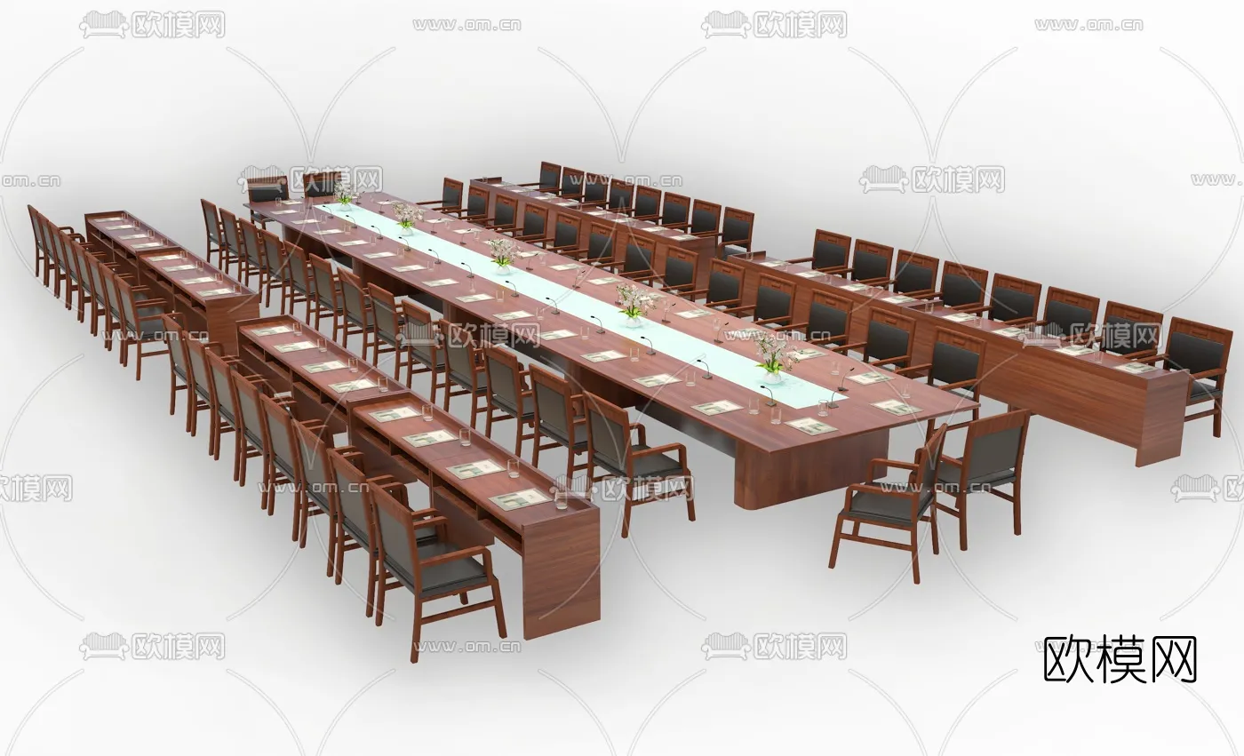 FURNITURE - OFFICE - VRAY / CORONA - 3D MODEL - 009