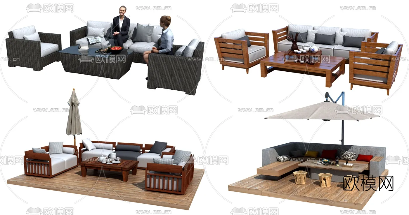 FURNITURE - OFFICE - VRAY / CORONA - 3D MODEL - 021
