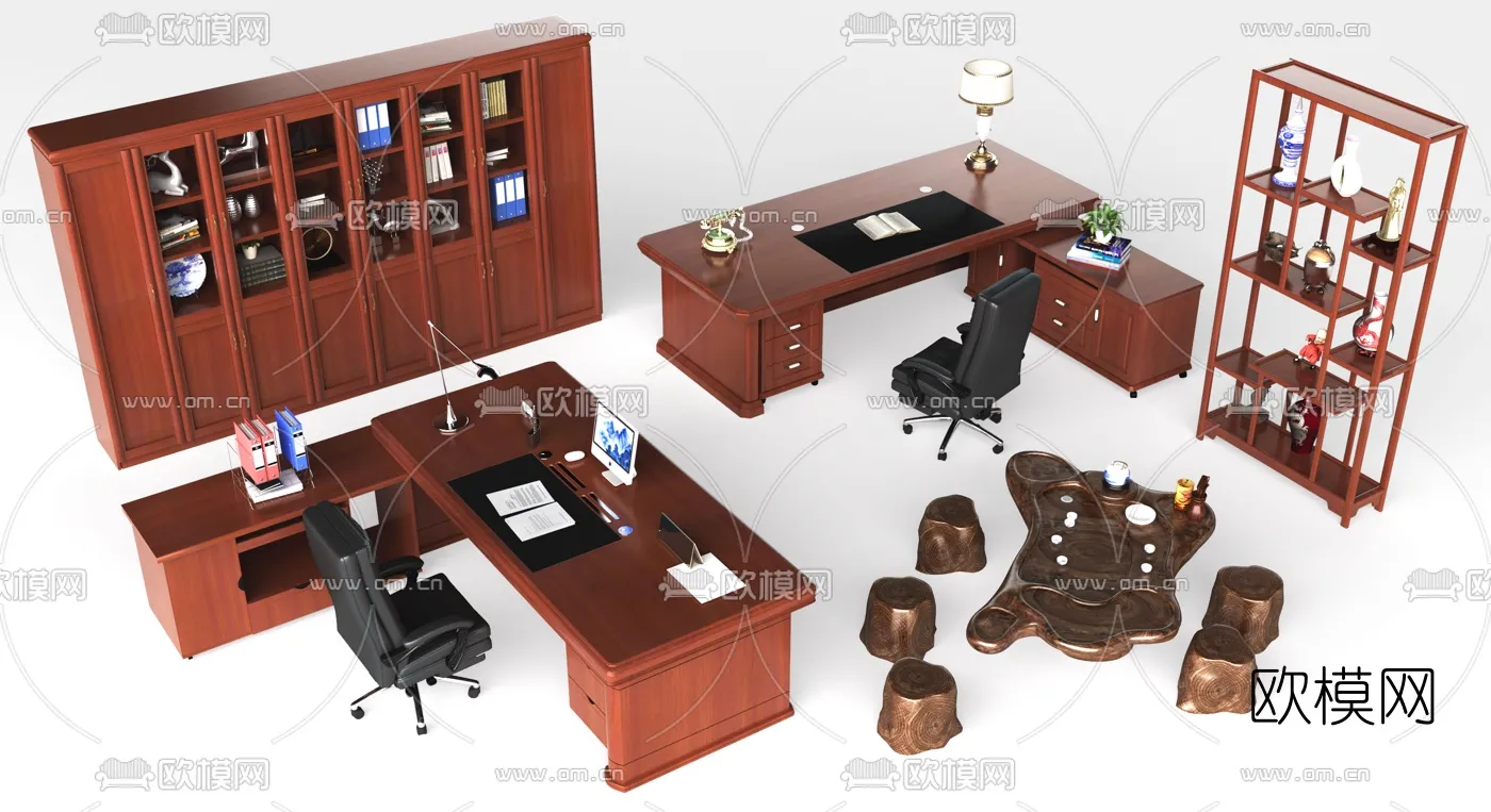 FURNITURE - OFFICE - VRAY / CORONA - 3D MODEL - 036