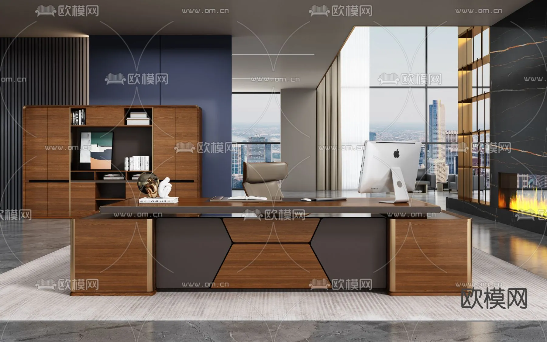 FURNITURE - OFFICE - VRAY / CORONA - 3D MODEL - 053
