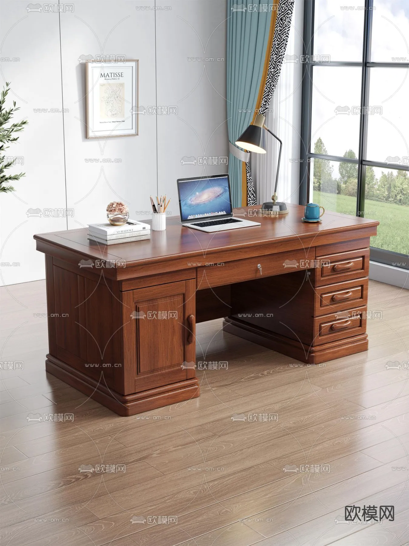 FURNITURE - OFFICE - VRAY / CORONA - 3D MODEL - 055