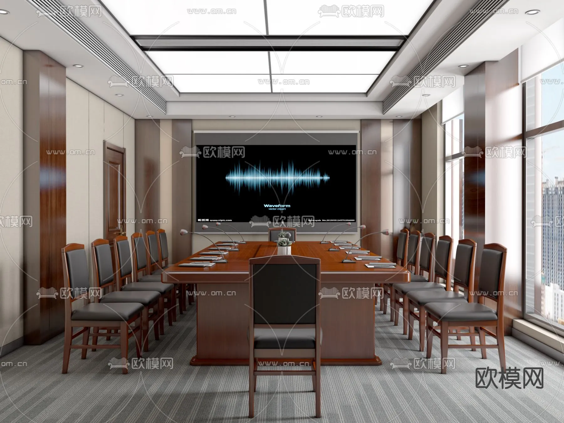 FURNITURE - OFFICE - VRAY / CORONA - 3D MODEL - 067