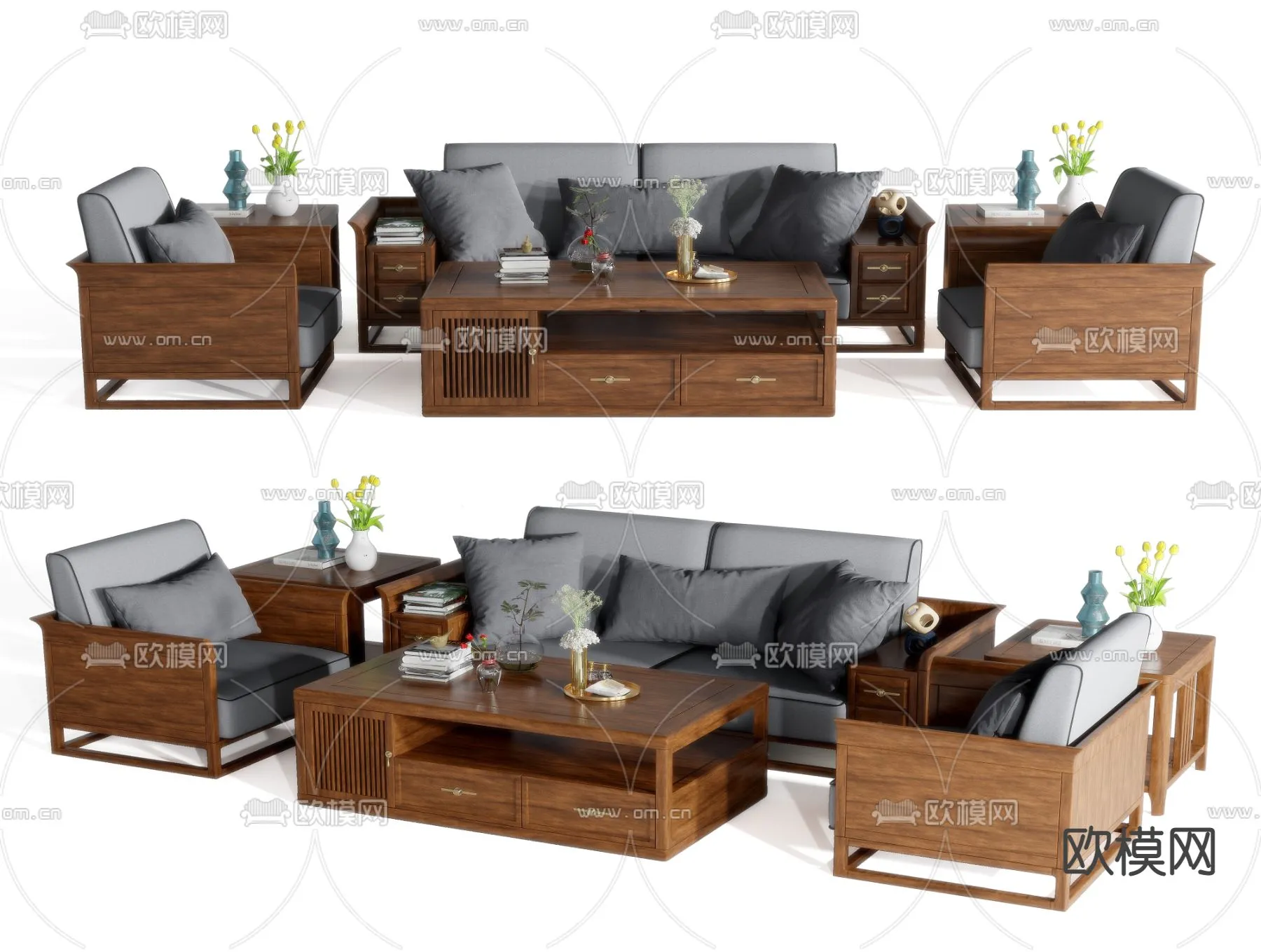 FURNITURE - OFFICE - VRAY / CORONA - 3D MODEL - 080
