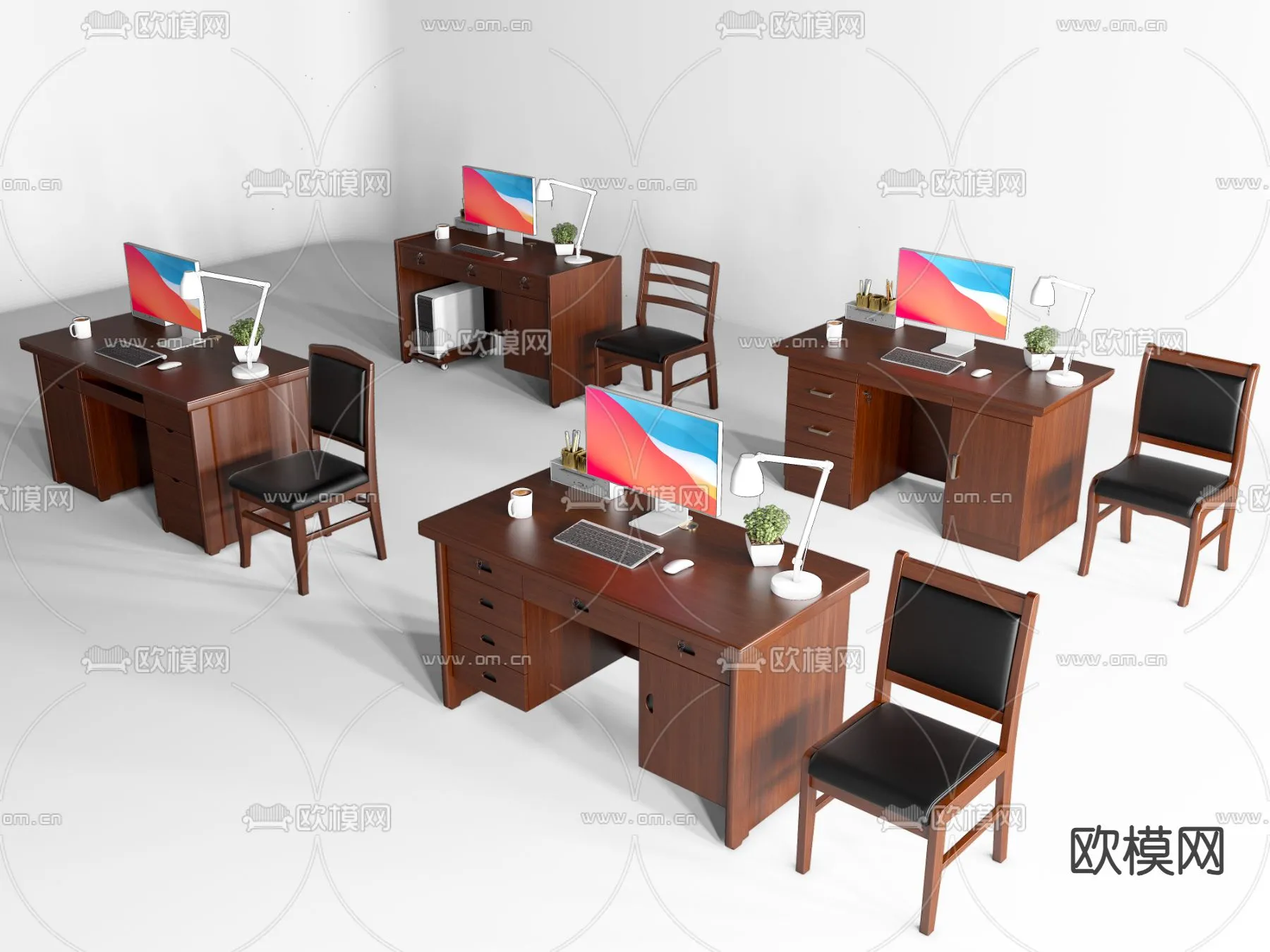 FURNITURE - OFFICE - VRAY / CORONA - 3D MODEL - 118
