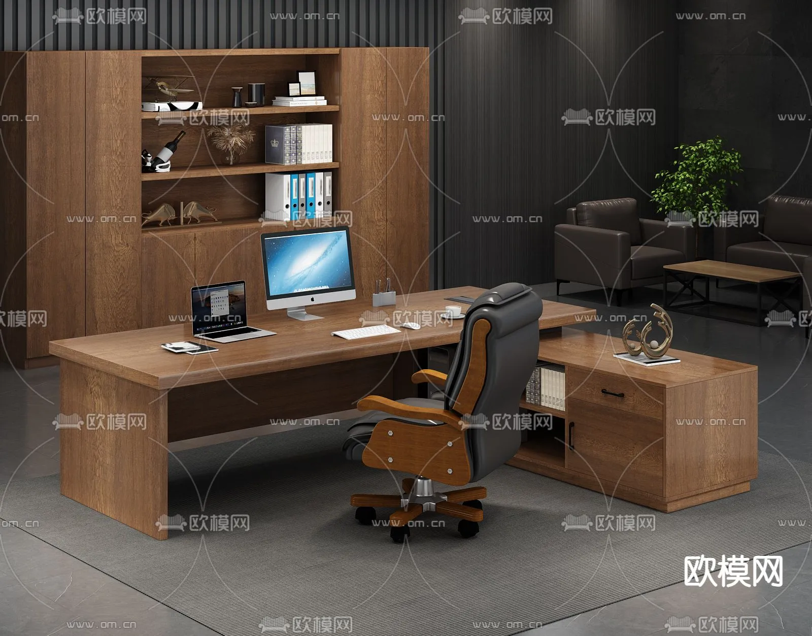 FURNITURE - OFFICE - VRAY / CORONA - 3D MODEL - 125