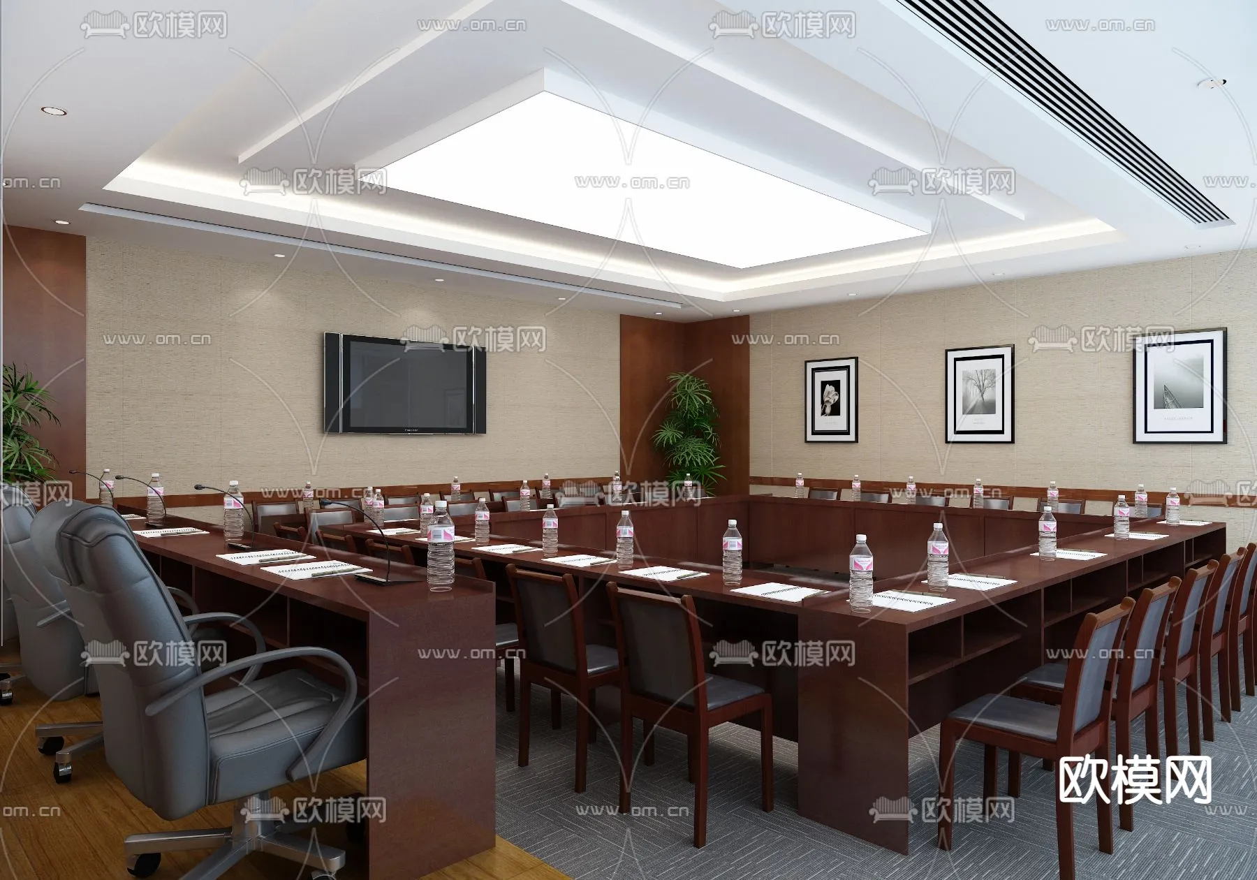 FURNITURE - OFFICE - VRAY / CORONA - 3D MODEL - 129