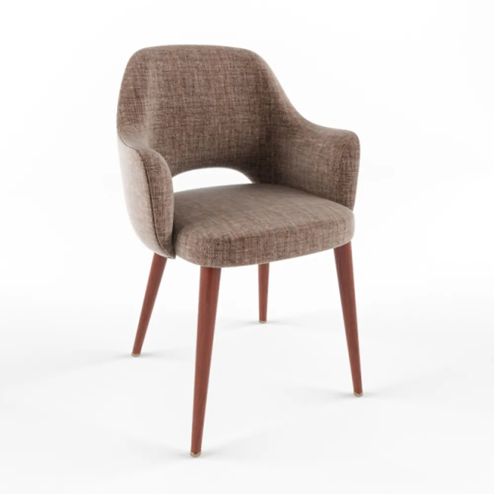 furniture - Old fabric chair -armchair 3D Model