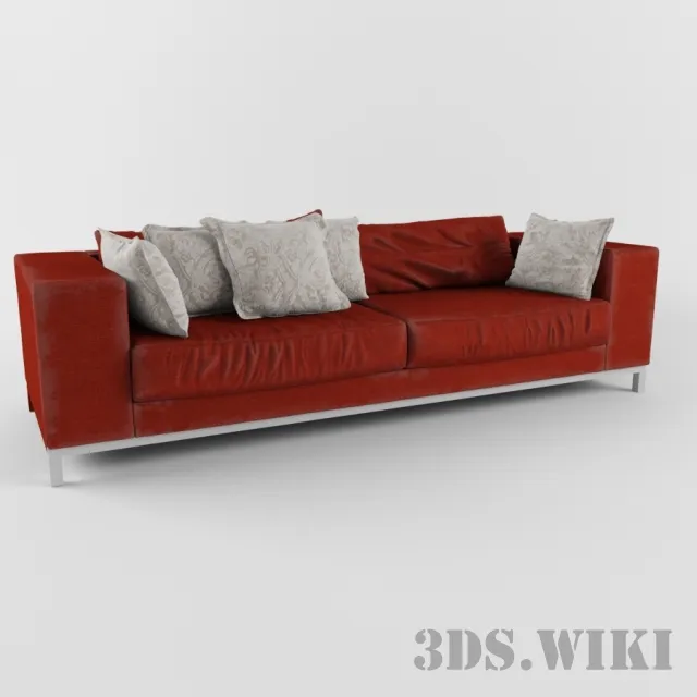 furniture - Old sofa in modern style 3D Model