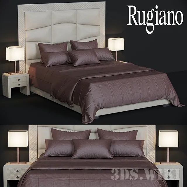 furniture - Onda Rugiano bed 3D Model