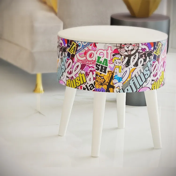 furniture - Ottoman art 06 3D Model