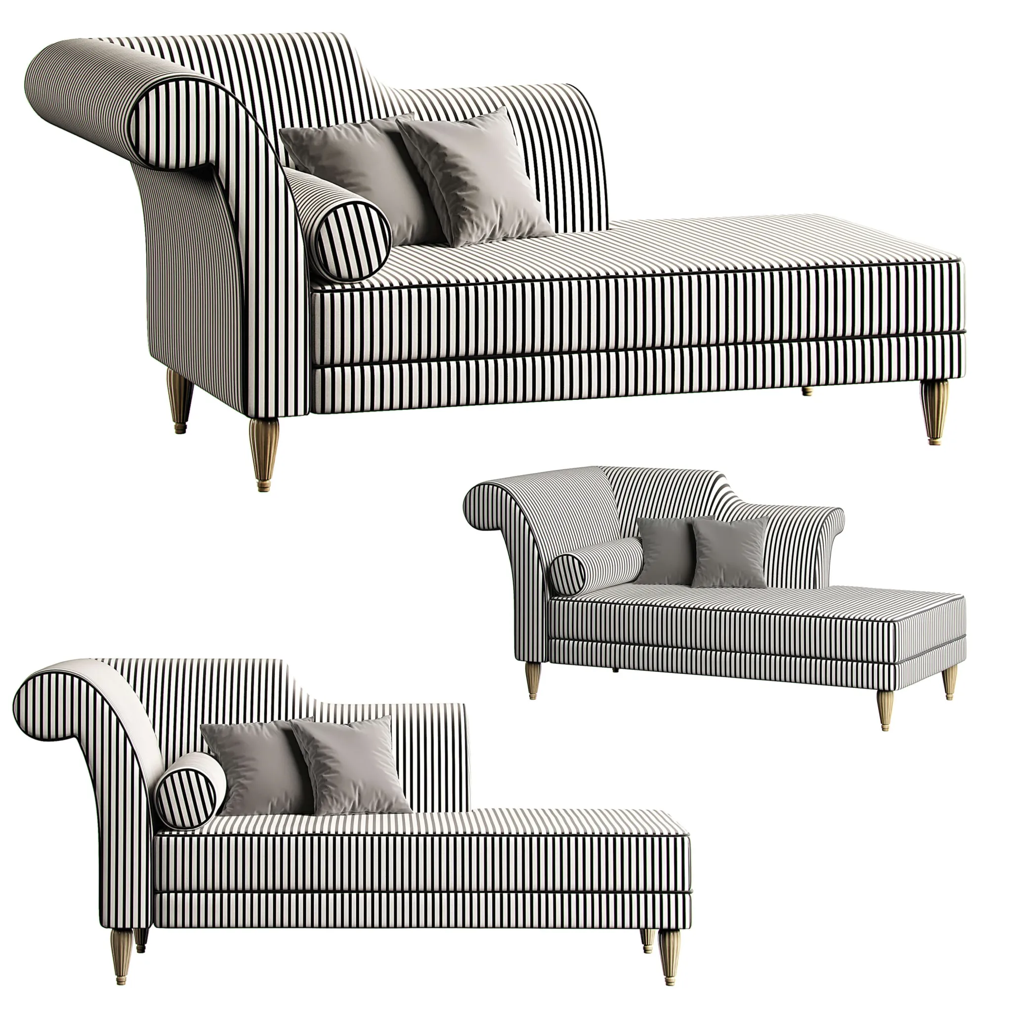 furniture - Ottoman Corsica sofa 1 3D Model