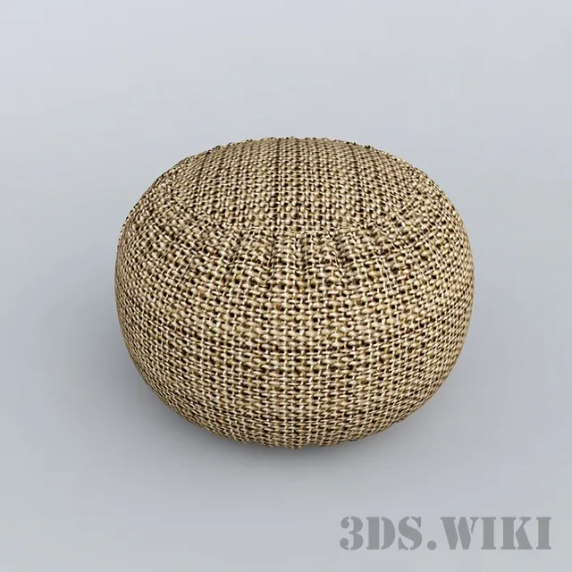 furniture - Ottoman pillow 3D Model