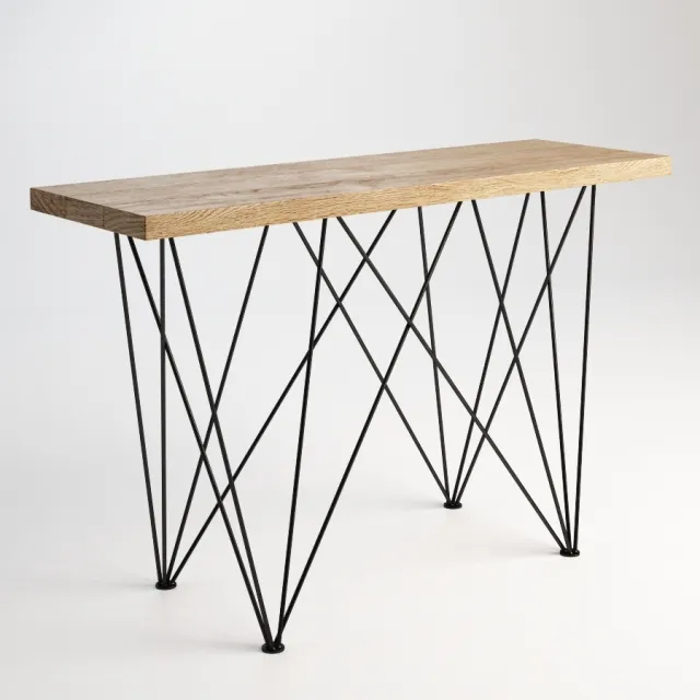 furniture - PAIGE CONSOLE TABLE 3D Model