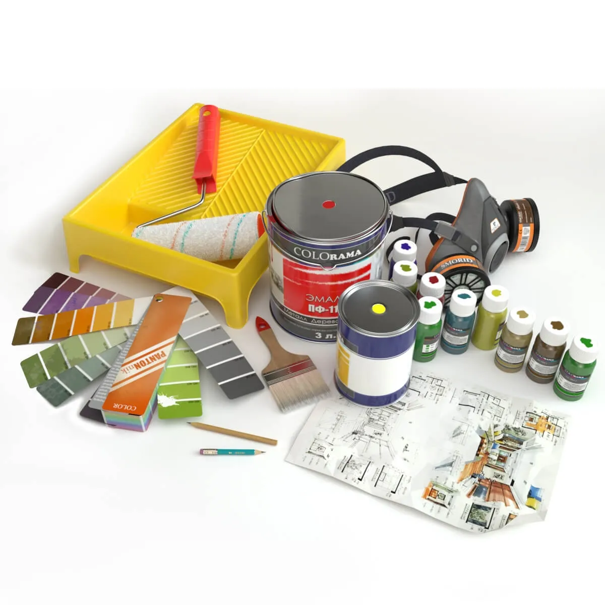 furniture - Paint 3D Model