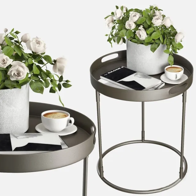 furniture - Palmer tray table 02 3D Model