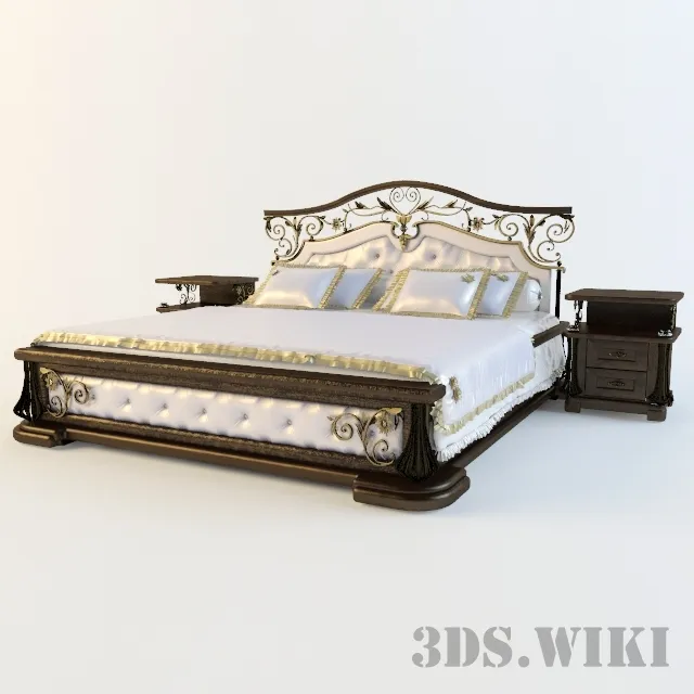 furniture - Pan Star bed 3D Model