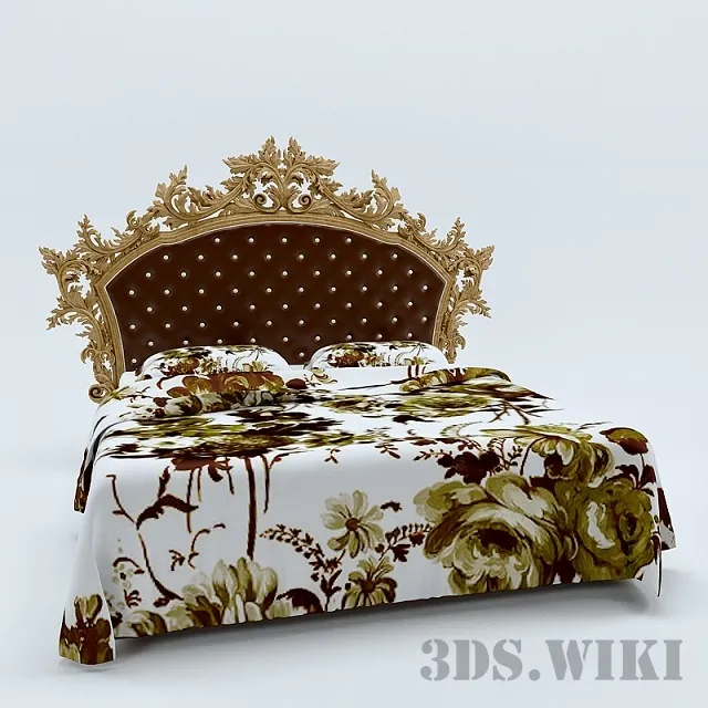 furniture - Paolo Lucchetta bed 3D Model