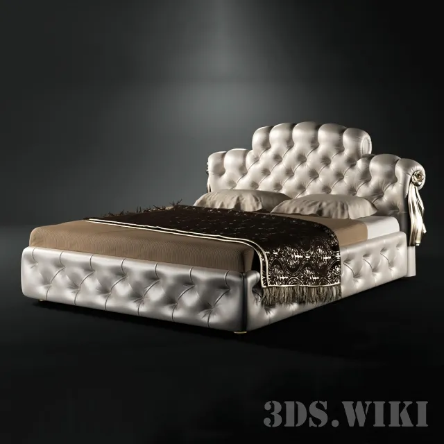 furniture - Paolo Lucchetta Stefany bed 3D Model