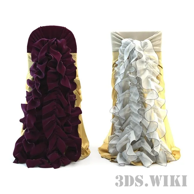 furniture - Party Chair Covers 3D Model