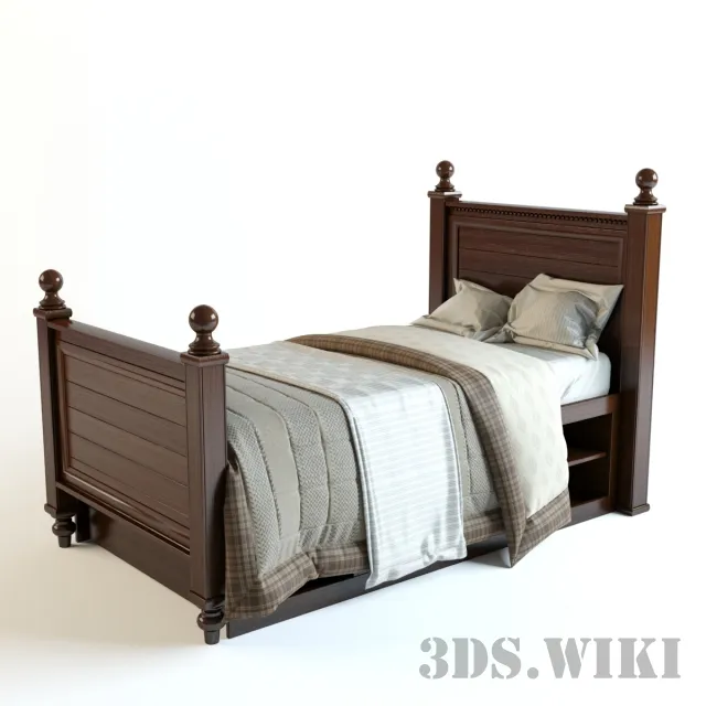 furniture - Paula Deen bed 3D Model