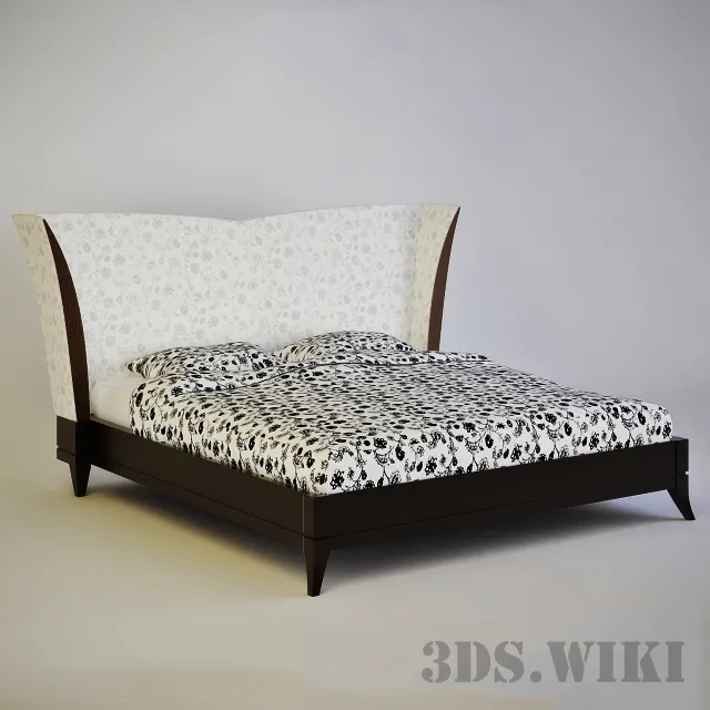 furniture - Philipp Selva bed 2058-2060 3D Model