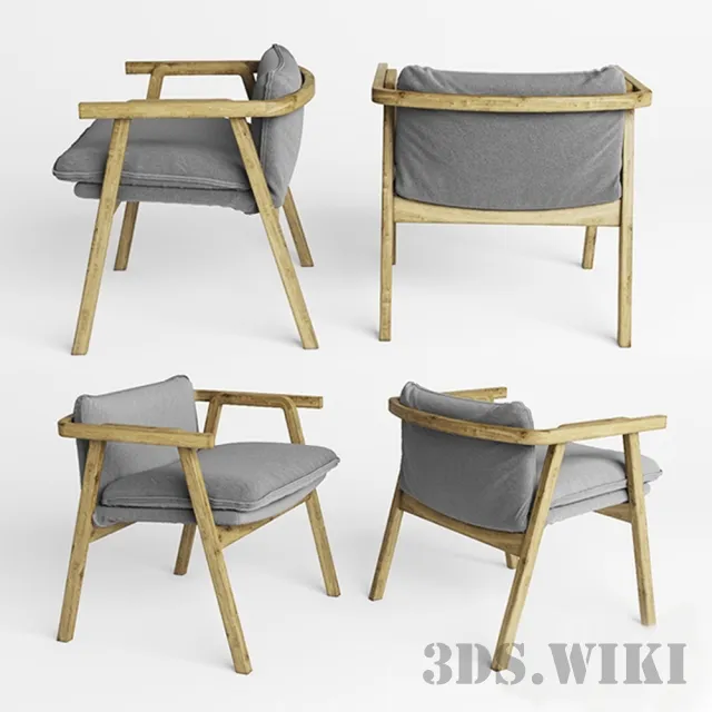 furniture - Pickup Sticks armchair 03 3D Model