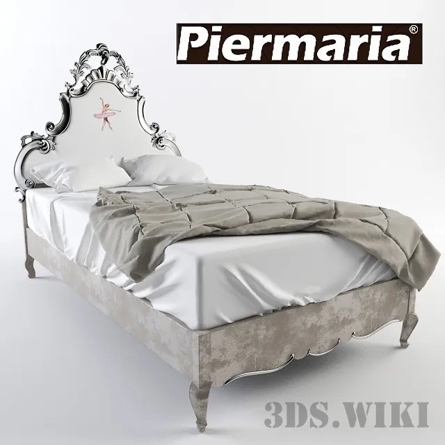 furniture - PIERMARIA BED YOUNG PM.BD.YO.15 3D Model