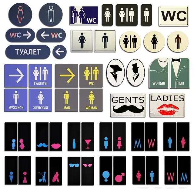 furniture - Plates for bathrooms 3D Model