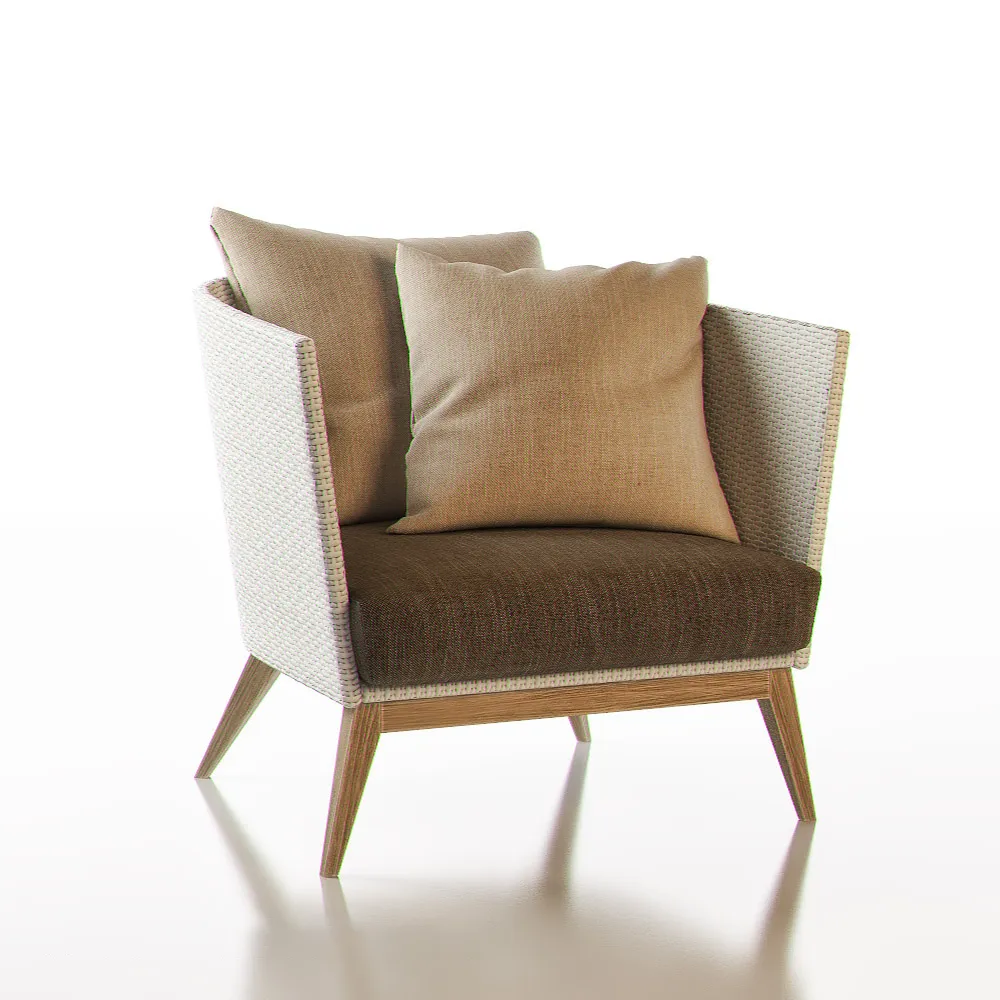 furniture - Point Arc Outdoor armchair 1 3D Model