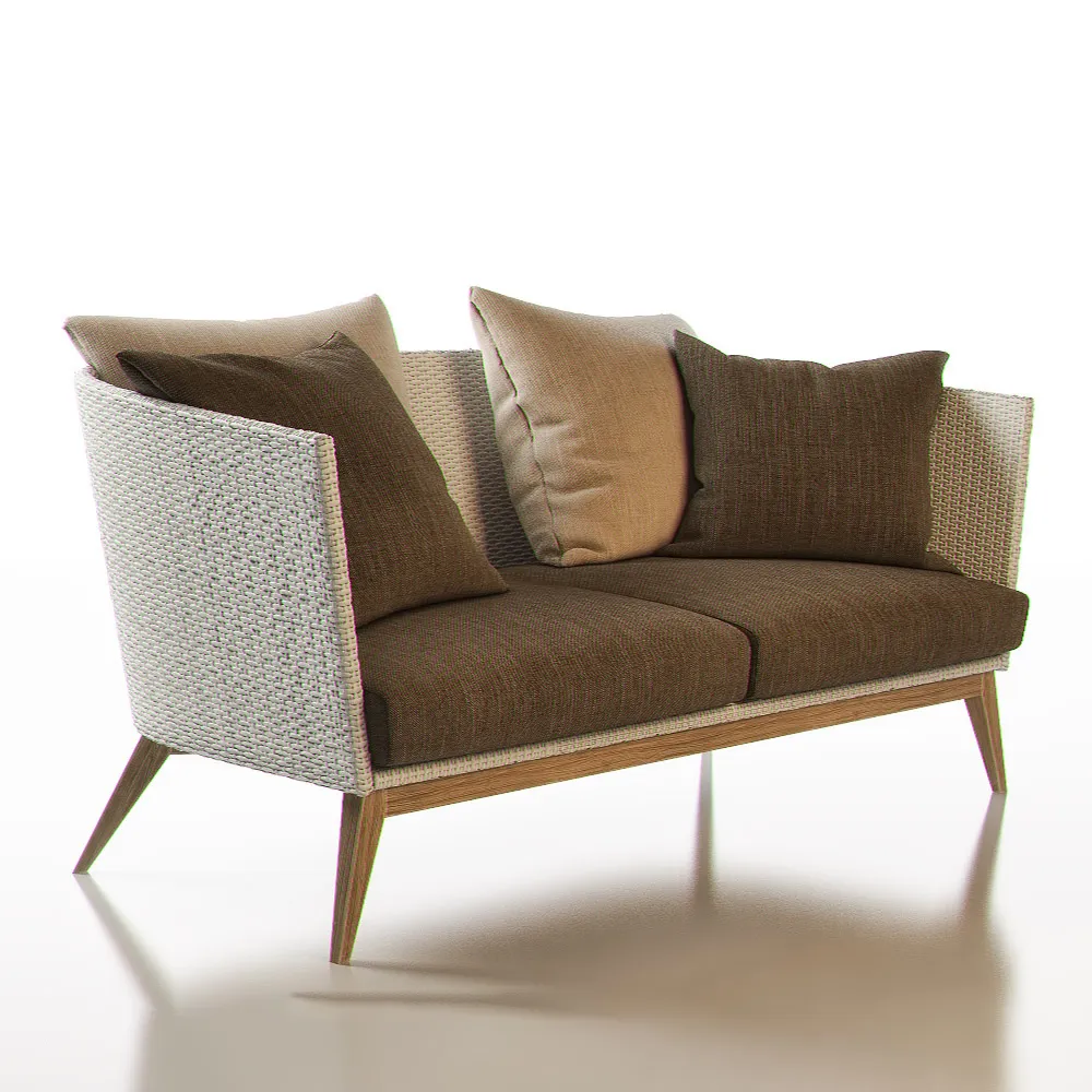 furniture - Point Outdoor sofa 2 3D Model