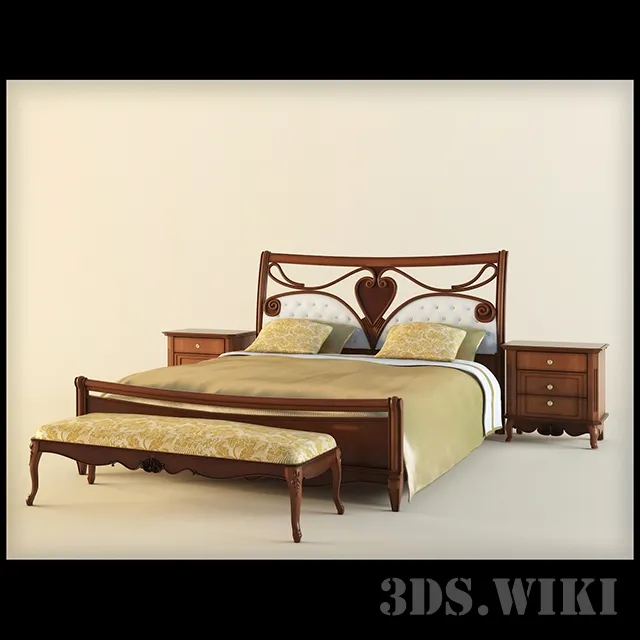 furniture - Pointex bed ELEONORA 3D Model