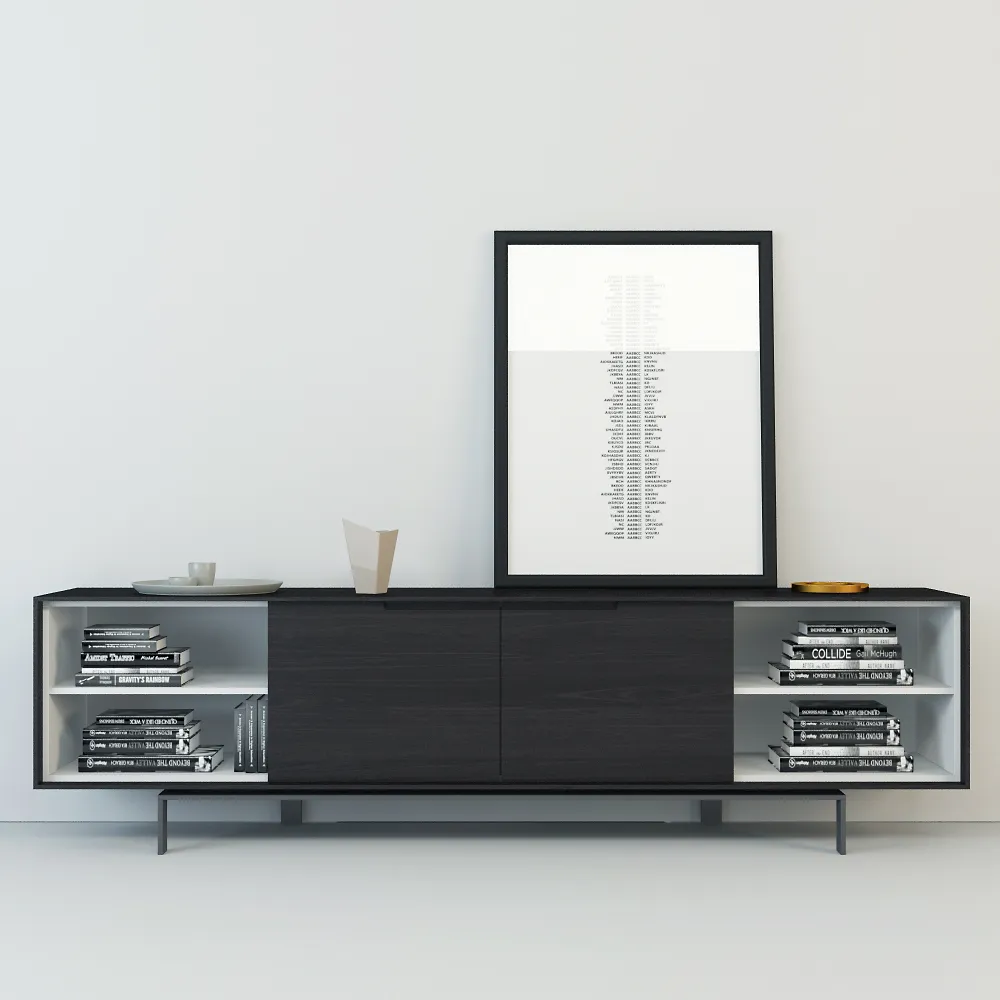 furniture - Poliform AXIA sideboard 04 3D Model