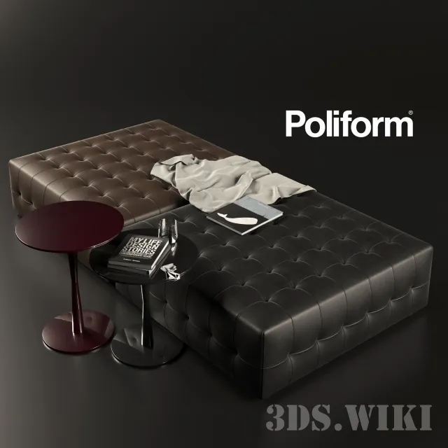 furniture - POLIFORM GANT / FLUTE 3D Model