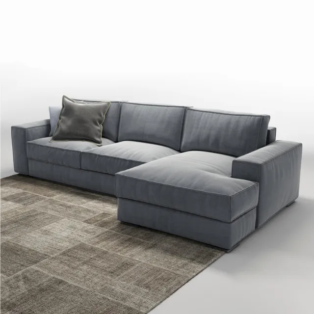 furniture - Poltrona Frau sofa 70 3D Model