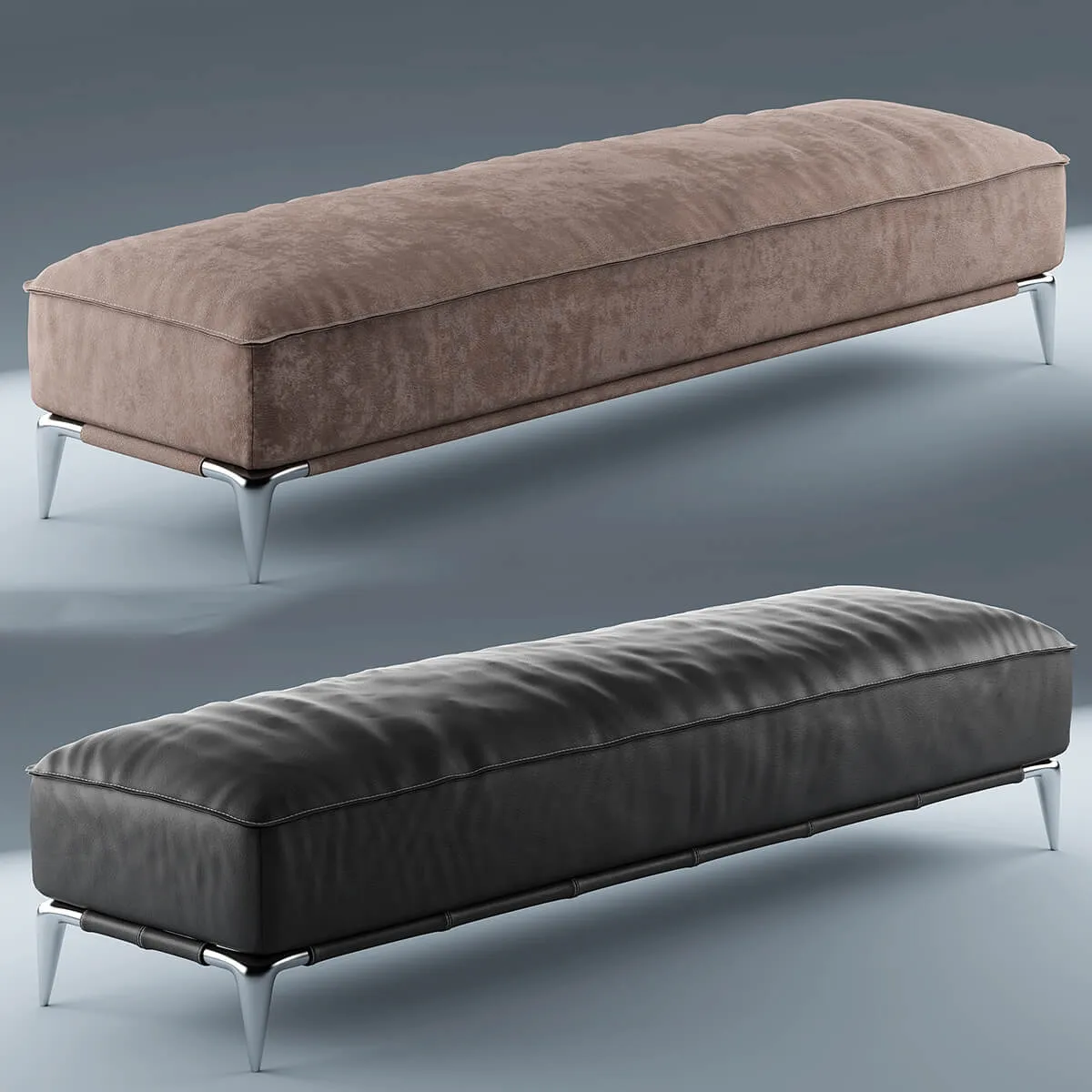 furniture - Poof Rochebobois Ellica 3D Model