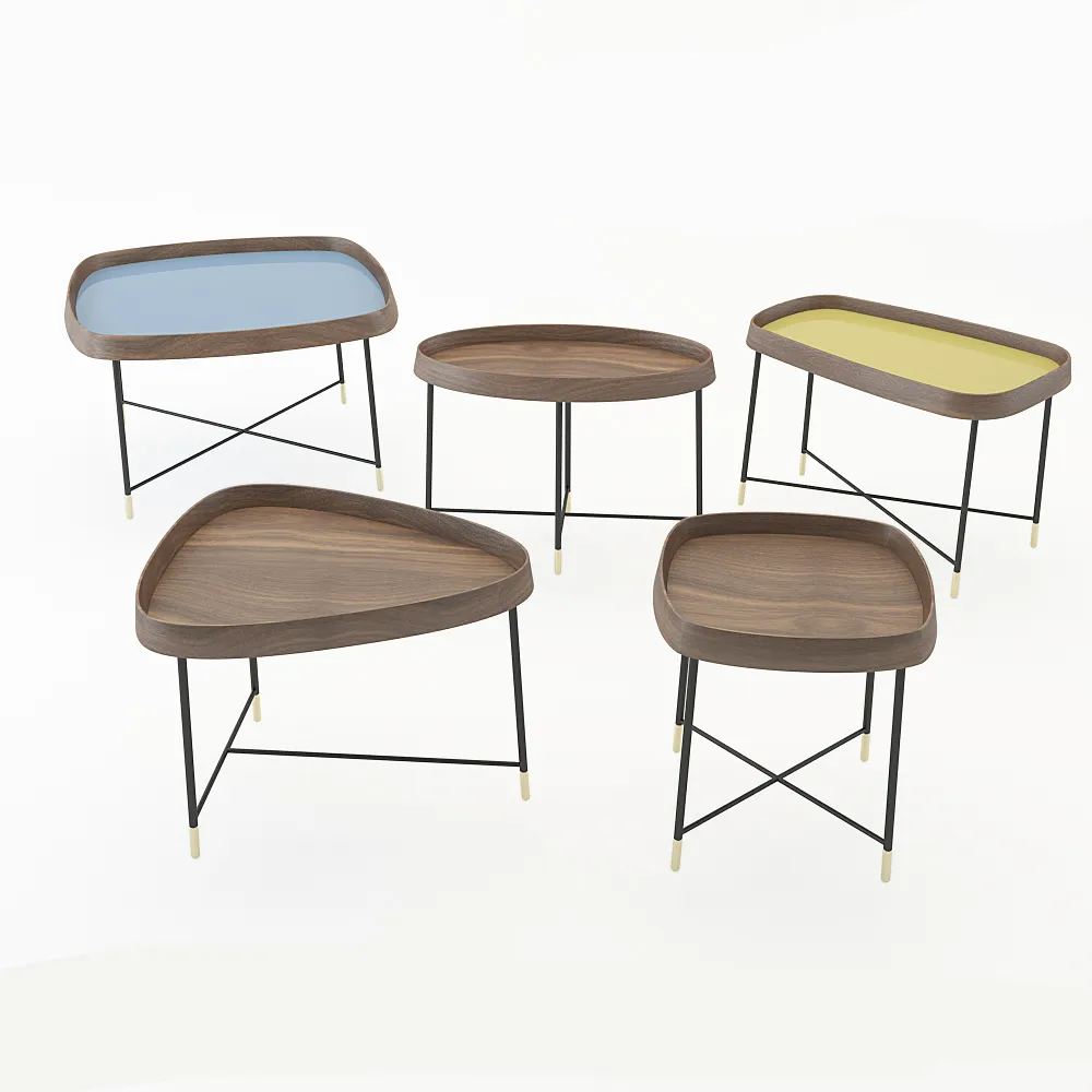 furniture - Porada Fritz tables 05 3D Model
