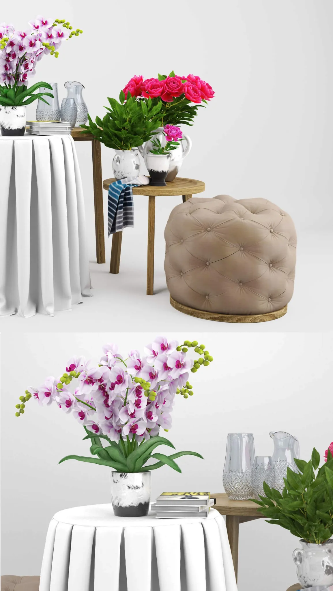 furniture - Pouf Cantori 3D Model