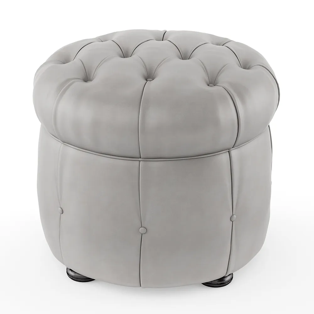 furniture - Pouf Classic Chestetfield 3D Model