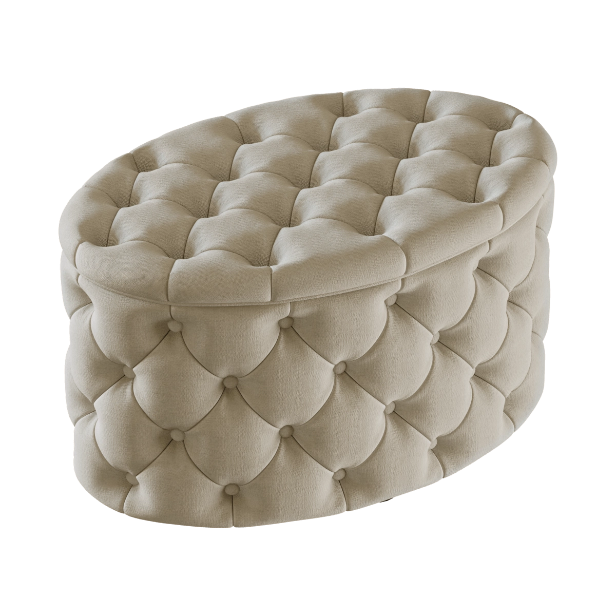 furniture - Pouf Gabrielli 4 3D Model