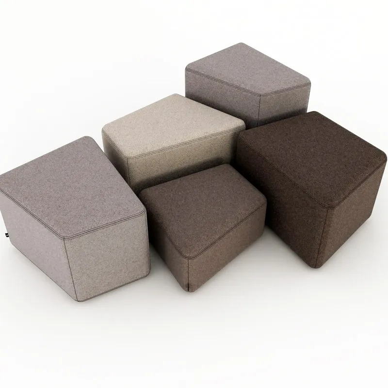 furniture - Poufs collection 75 3D Model