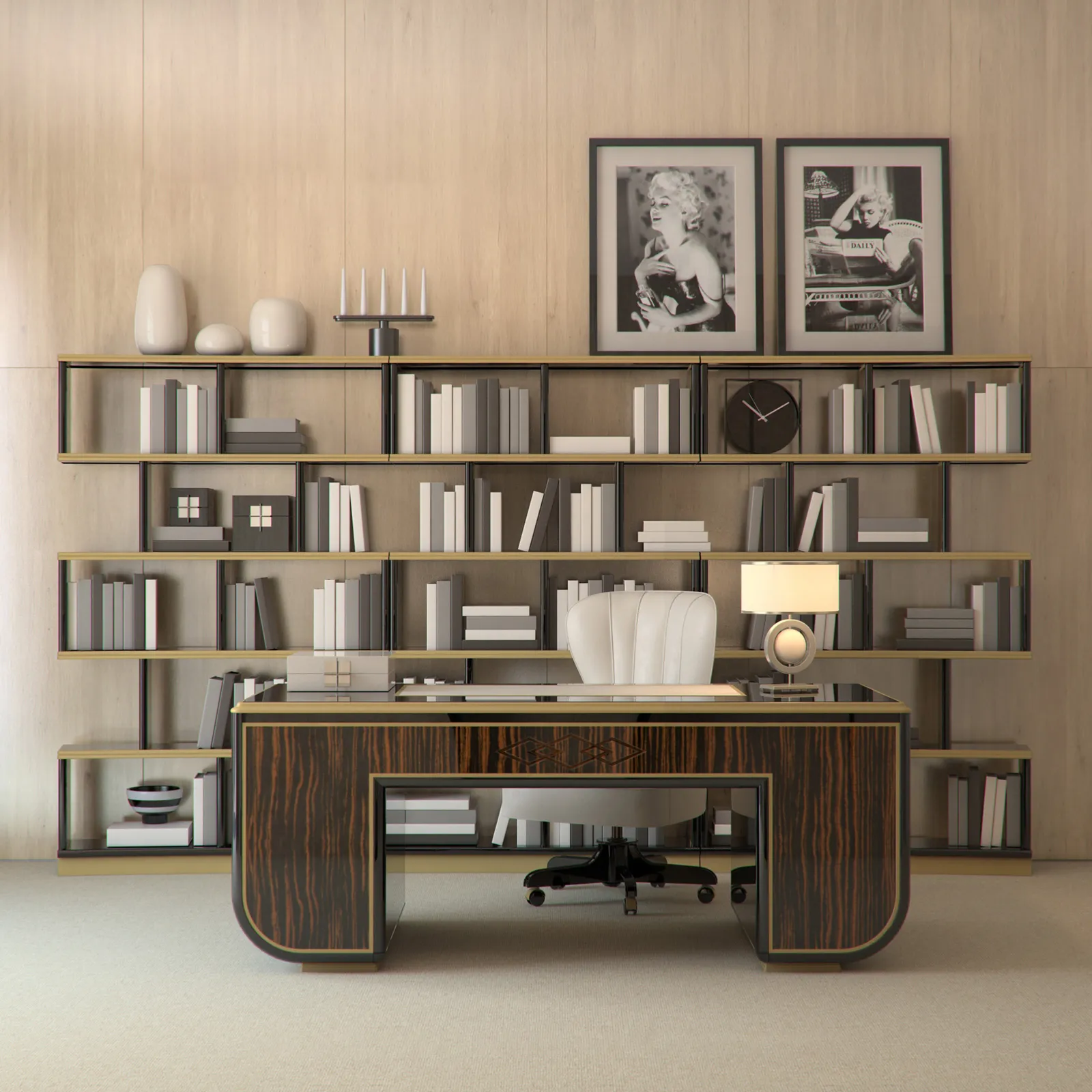 furniture - Pregno cabinet set 02 3D Model