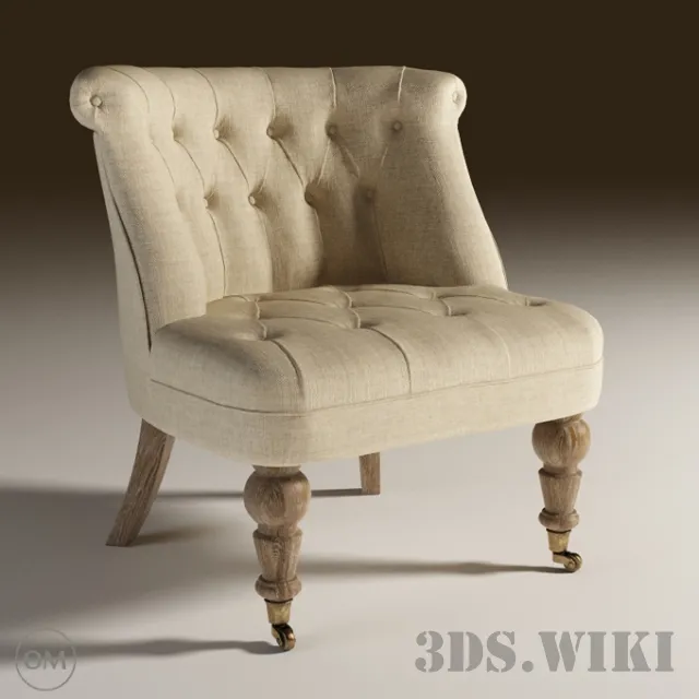 furniture - PUFF CHAIR 7841-0007 3D Model