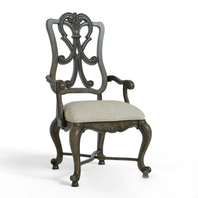 furniture - Queen Anne chair 6 3D Model