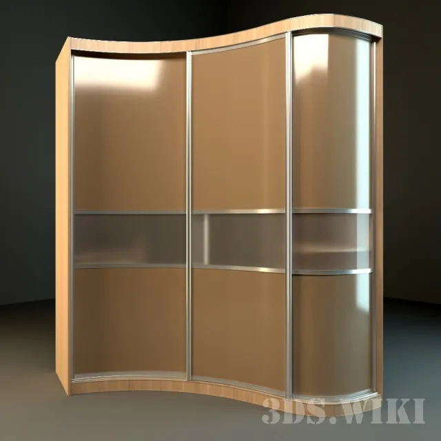 furniture - Radius sliding wardrobe from Radius-Line 3D Model
