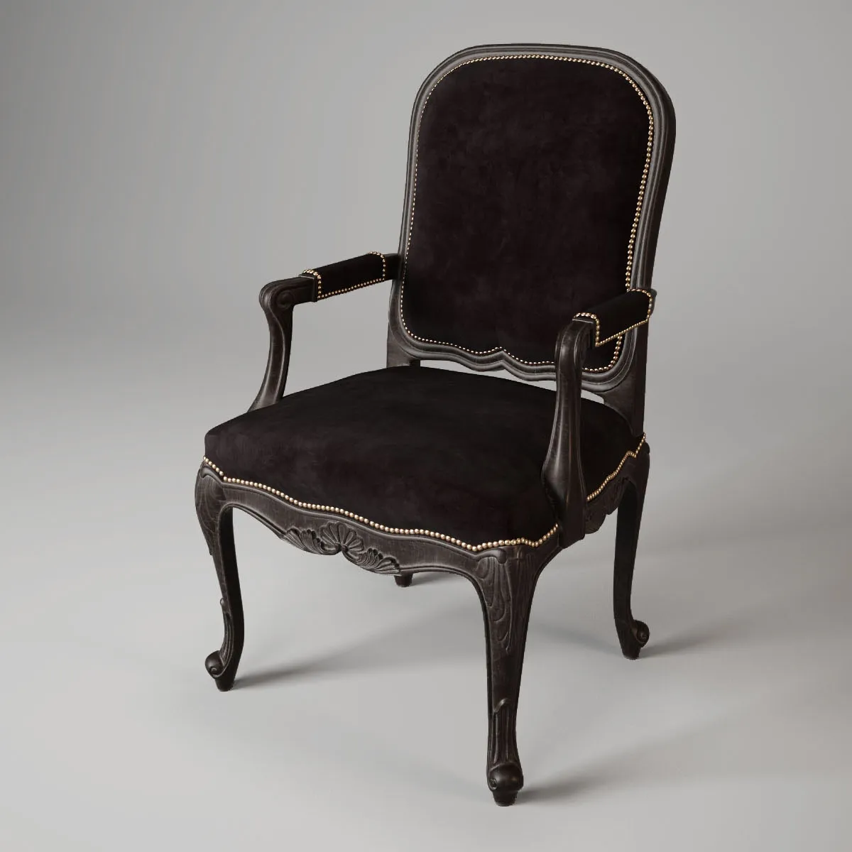 furniture - Ralph Lauren armchair 08 3D Model